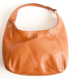 Michael Kors Fulton Pebbled Leather Luggage Brown